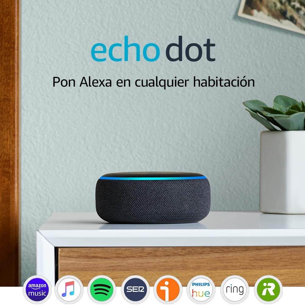 Echo Dot (3ra generación) - Altavoz inteligente
